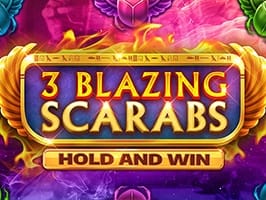 3 Blazing Scarabs Hold and Win screenshot